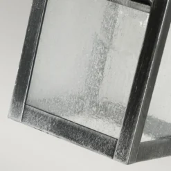 Aplique de exterior Winchcombe, negro/transparente, IP44