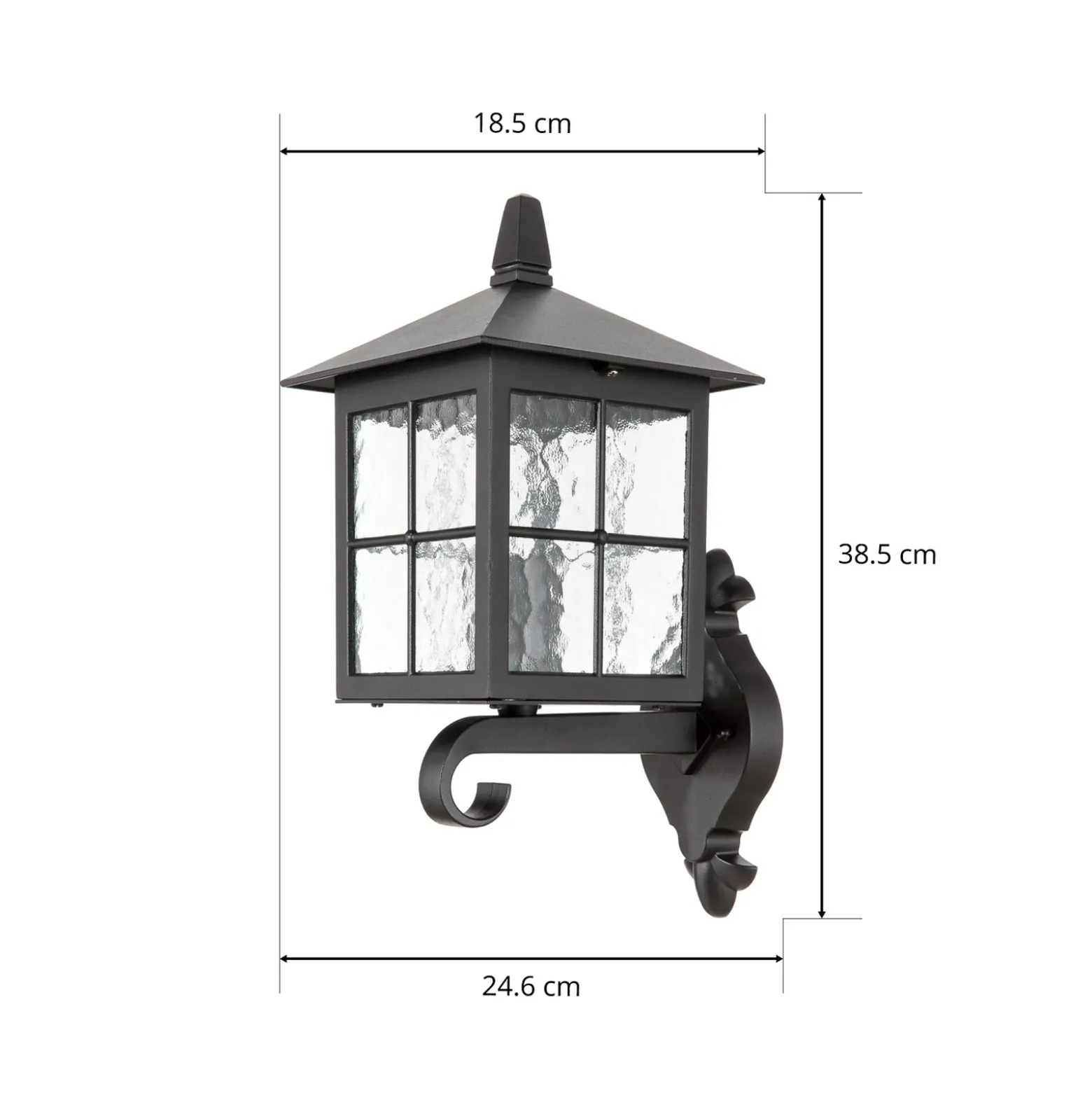 Aplique de exterior Winchester BL17, farol arriba