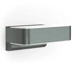 Aplique de pared con sensor inteligente STEINEL L 810 SC, color antracita