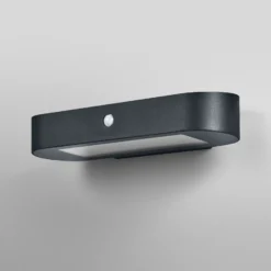 Aplique de pared con sensor LED OSRAM ENDURA STYLE SOLAR OVAL 34 cm 840
