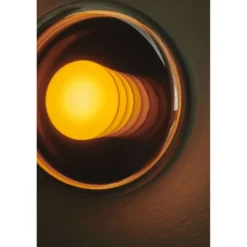 Aplique de pared Endless de DESIGN BY US, cromado, IP54, cristal espejado
