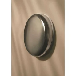Aplique de pared Endless de DESIGN BY US, cromado, IP54, cristal espejado