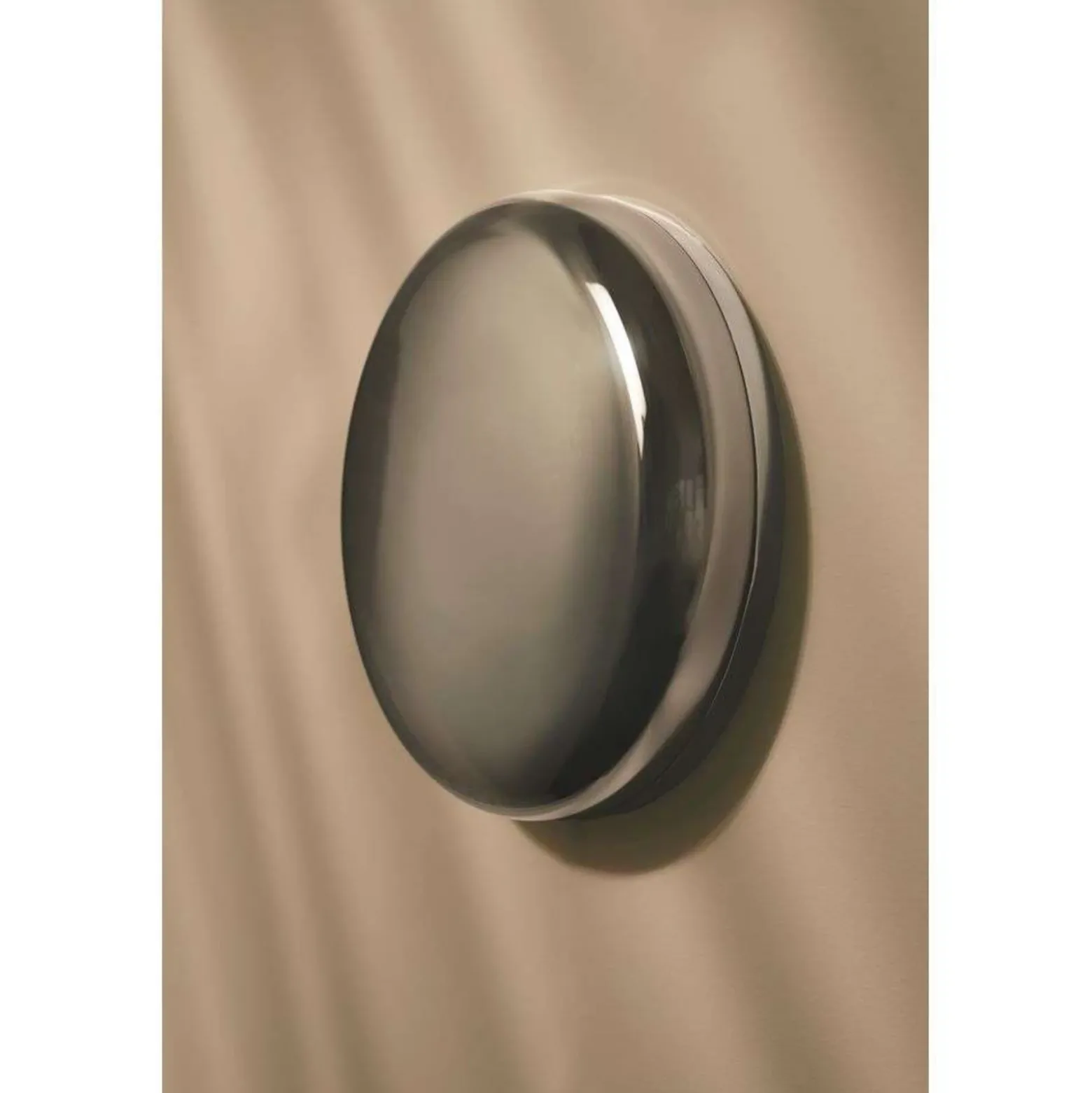 Aplique de pared Endless de DESIGN BY US, cromado, IP54, cristal espejado