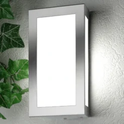 Aplique de pared exterior cuadrado Long sin sensor