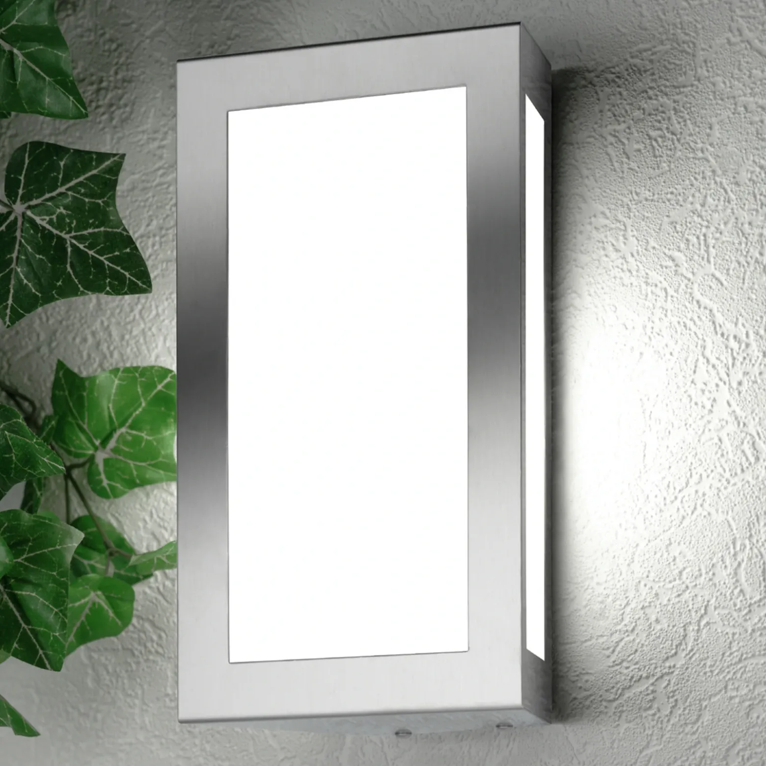 Aplique de pared exterior cuadrado Long sin sensor