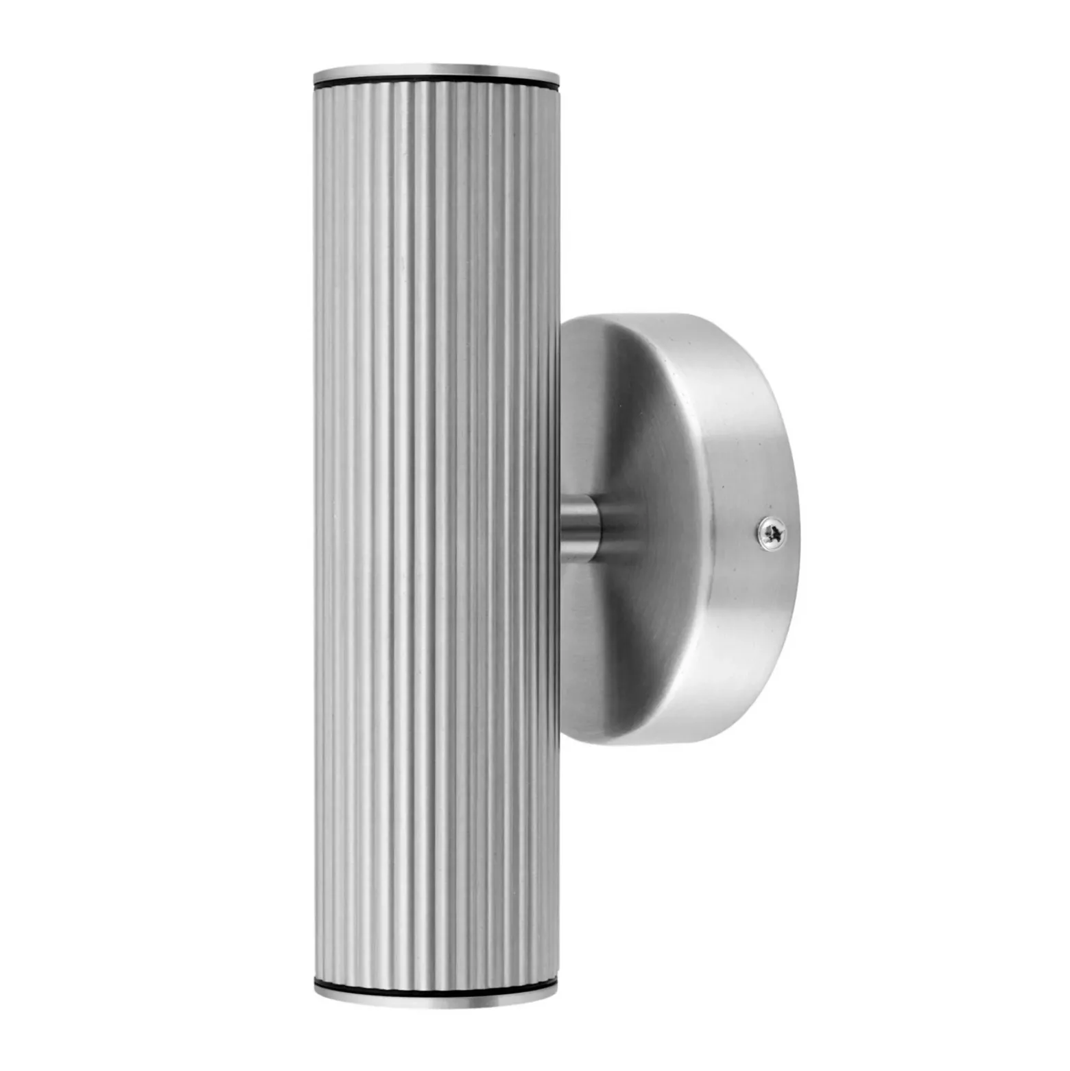 Aplique de pared Hubble de Globen Lighting, acero, altura 21 cm, IP44