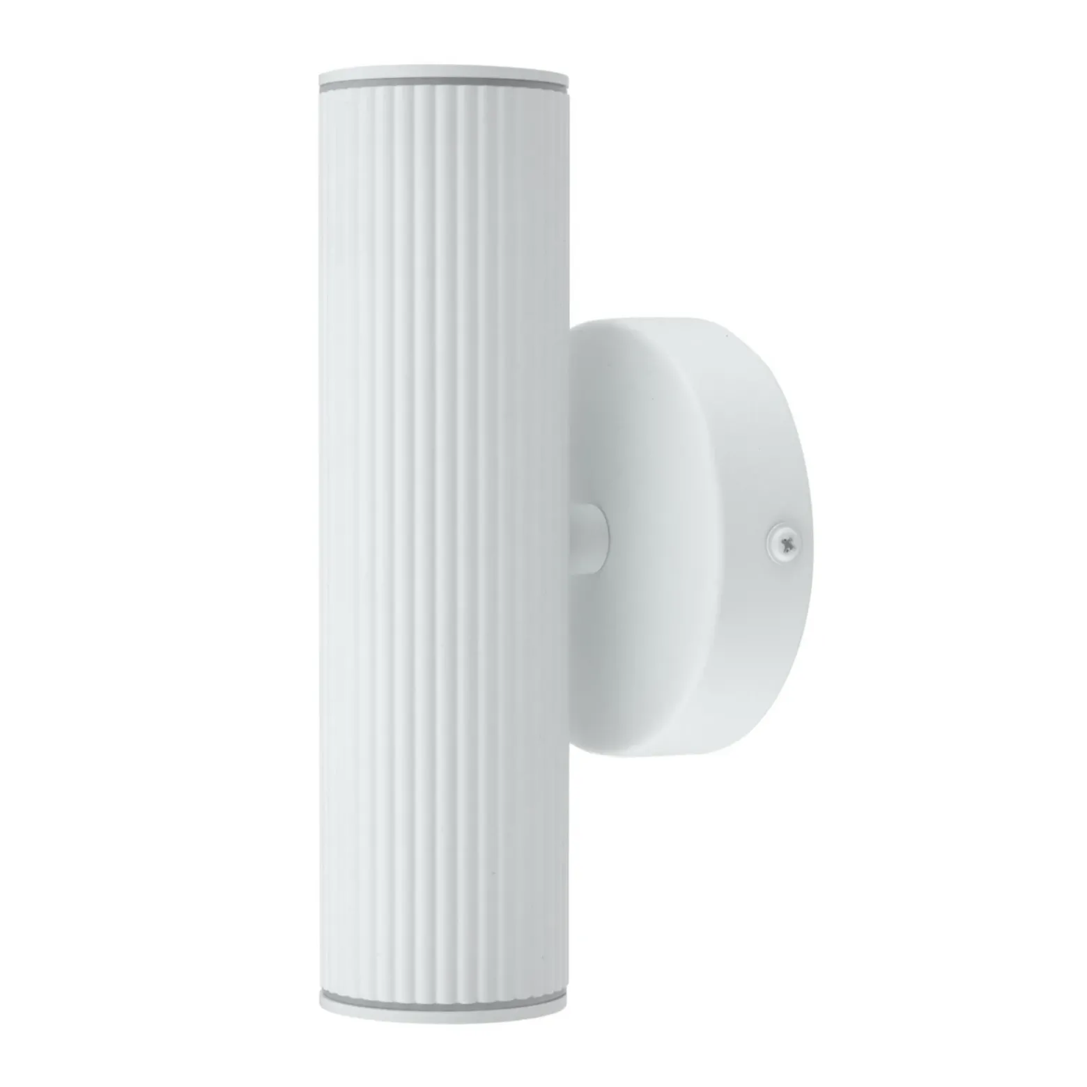Aplique de pared Hubble de Globen Lighting, blanco, altura 21 cm, IP44