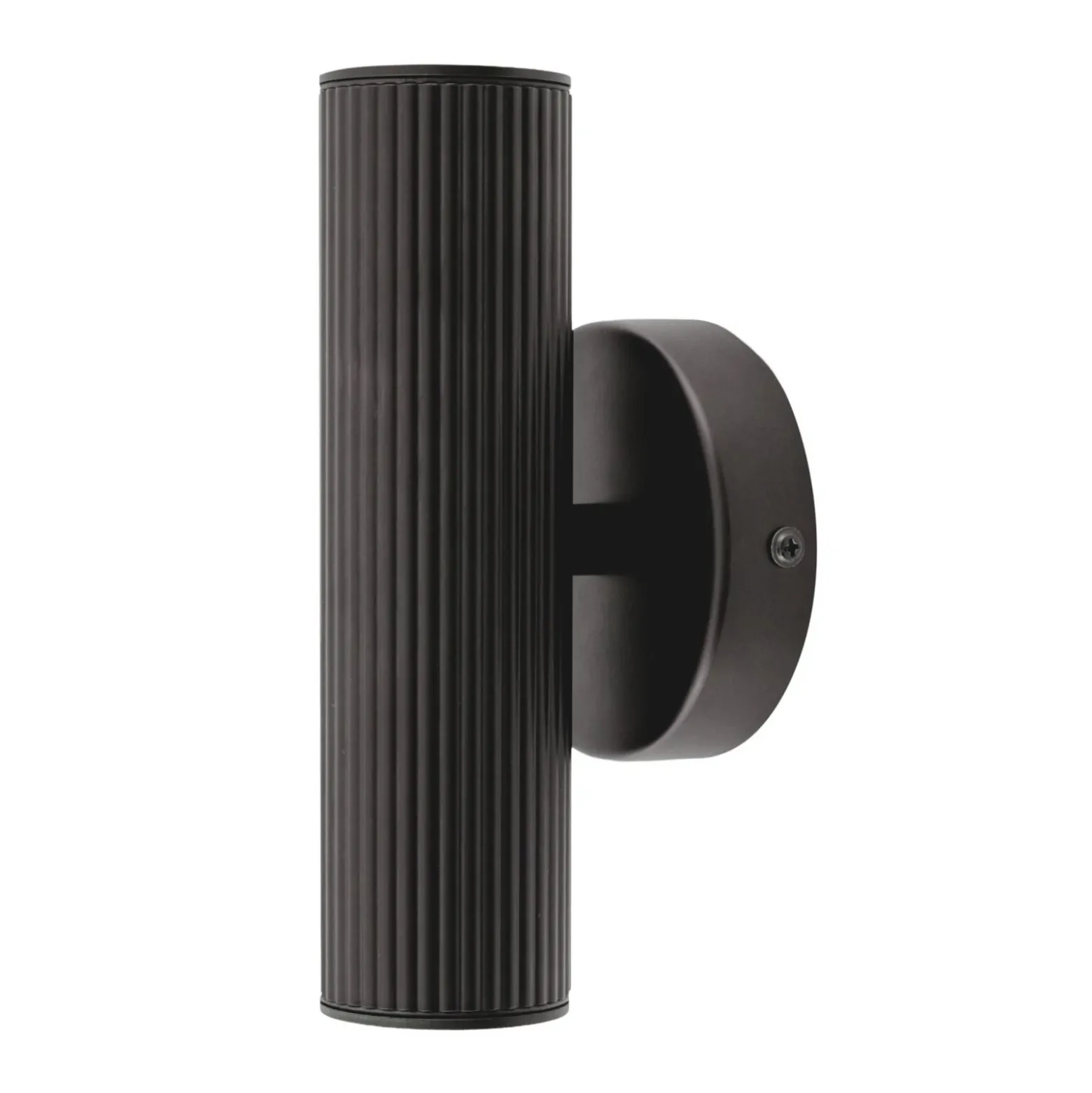 Aplique de pared Hubble de Globen Lighting, negro, altura 21 cm, IP44