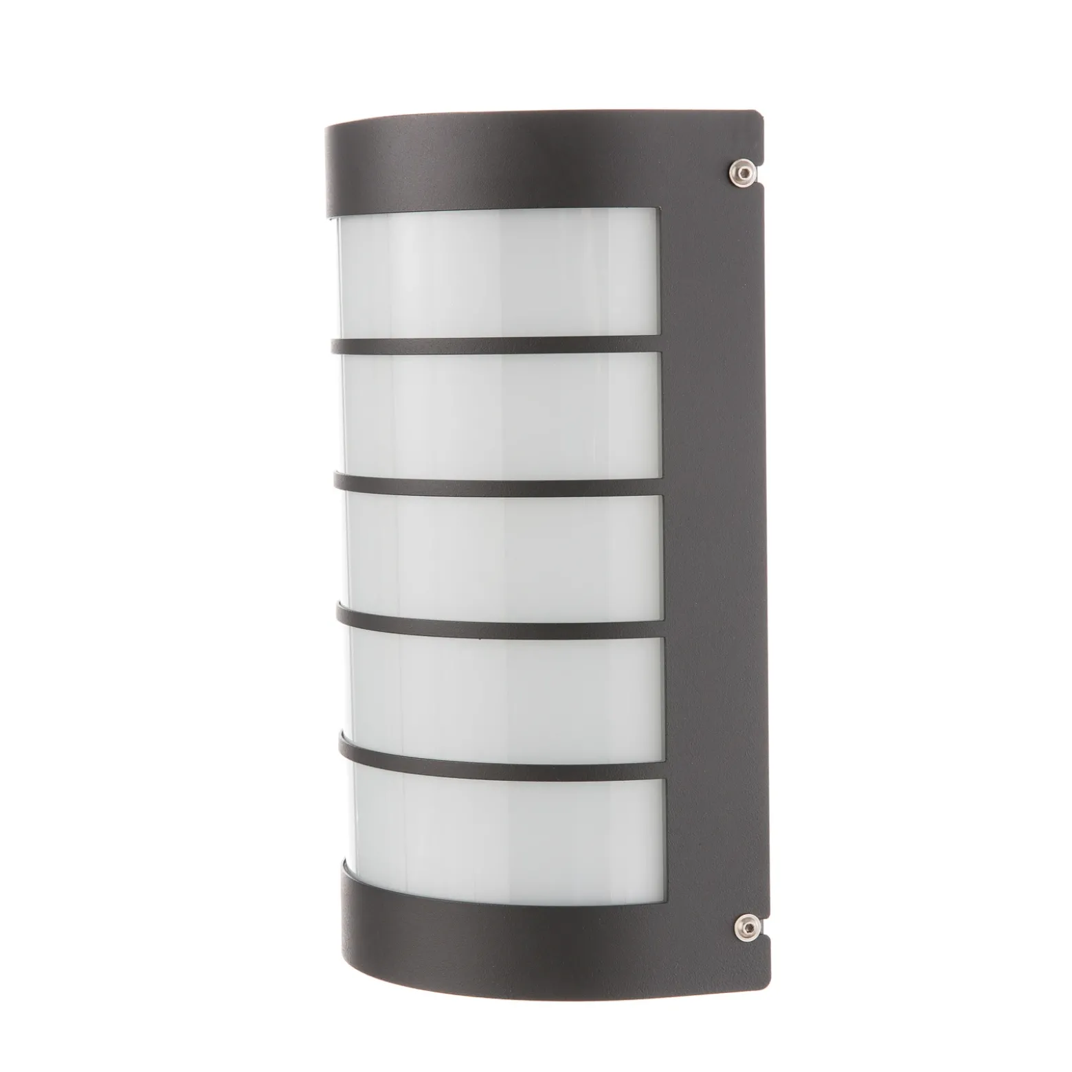 Aplique de pared LED Aqua Marco acero inoxidable antracita rejilla sensor