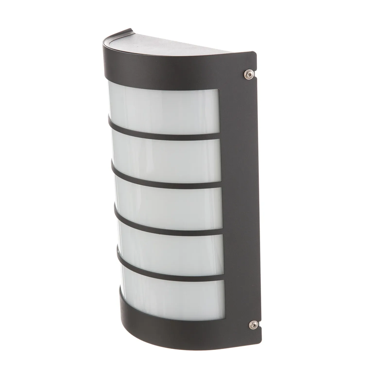 Aplique de pared LED Aqua Marco acero inoxidable antracita rejilla sensor