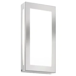 Aplique de pared LED Aqua Rain Mini con detector de movimiento, acero inoxidable