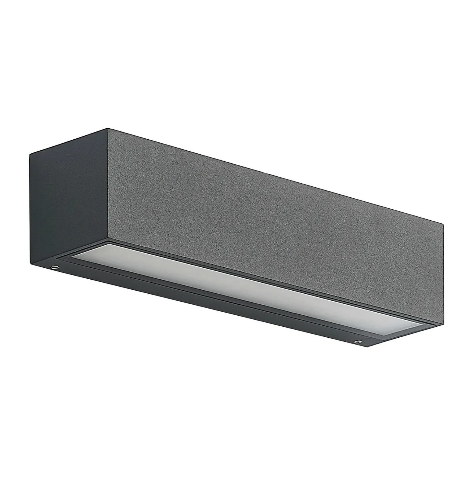 Aplique de pared LED Arcchio Lengo, 25 cm, 1 luz, antracita, CCT