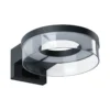 Aplique de pared LED Capera de Paulmann, antracita, CCT, IP44