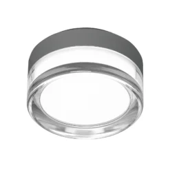 Aplique de pared LED CMD 9054, antracita/transparente, Ø 13 cm, CCT, IP65