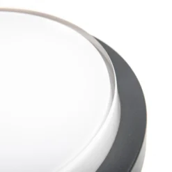 Aplique de pared LED CMD 9161, detector de movimiento, Ø 26 cm, CCT, IP54