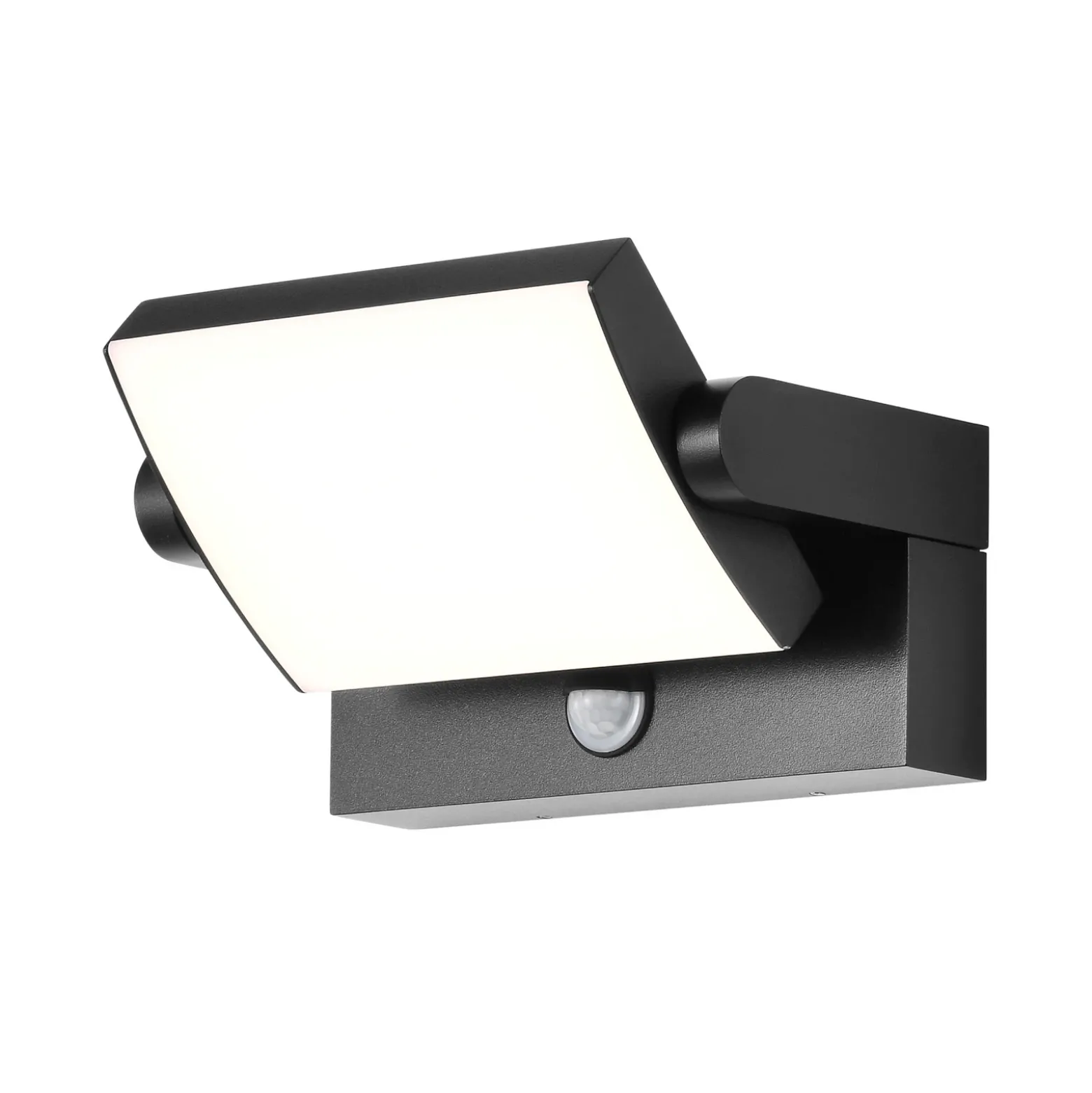 Aplique de pared LED CMD 9081, sensor, antracita, 21 cm, CCT, IP54