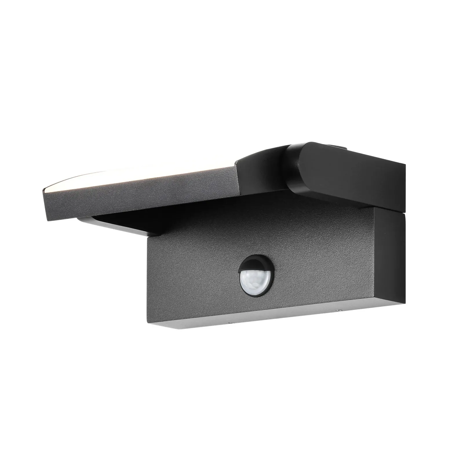 Aplique de pared LED CMD 9081, sensor, antracita, 21 cm, CCT, IP54