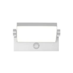 Aplique de pared LED CMD 9111, sensor, blanco, 21 cm, CCT, IP54