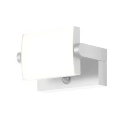 Aplique de pared LED CMD 9111, sensor, blanco, 21 cm, CCT, IP54