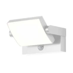 Aplique de pared LED CMD 9111, sensor, blanco, 21 cm, CCT, IP54
