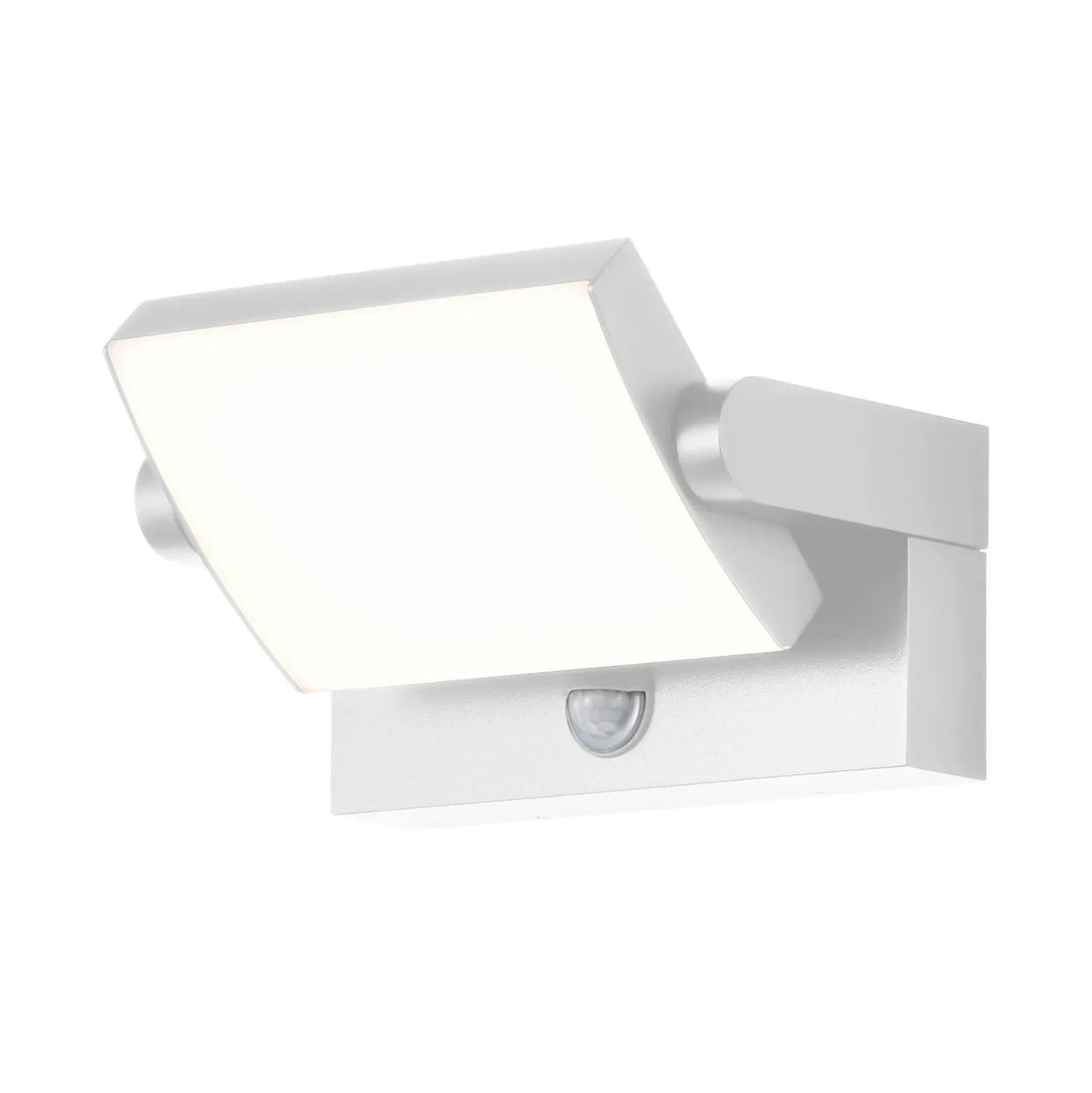 Aplique de pared LED CMD 9111, sensor, blanco, 21 cm, CCT, IP54
