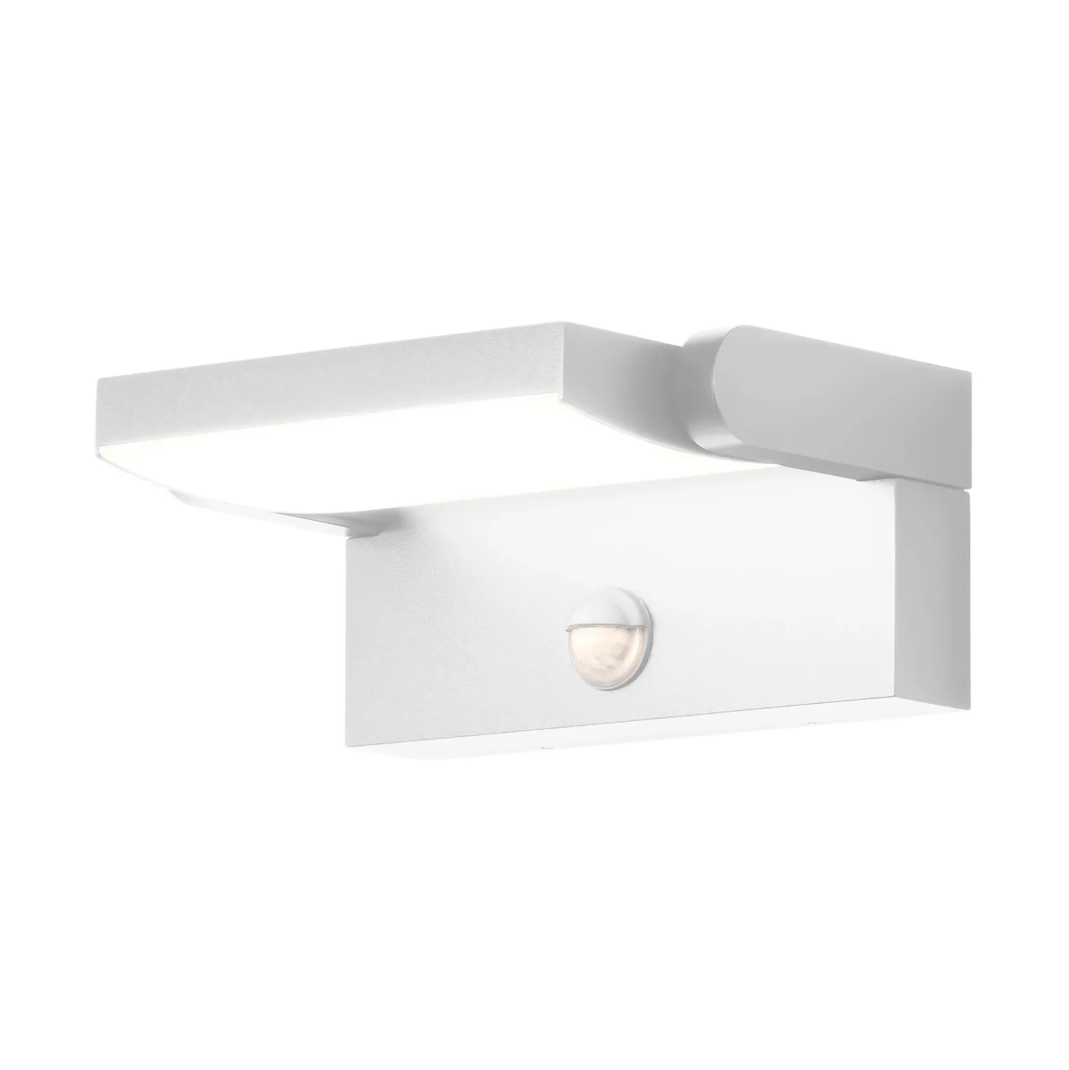 Aplique de pared LED CMD 9111, sensor, blanco, 21 cm, CCT, IP54