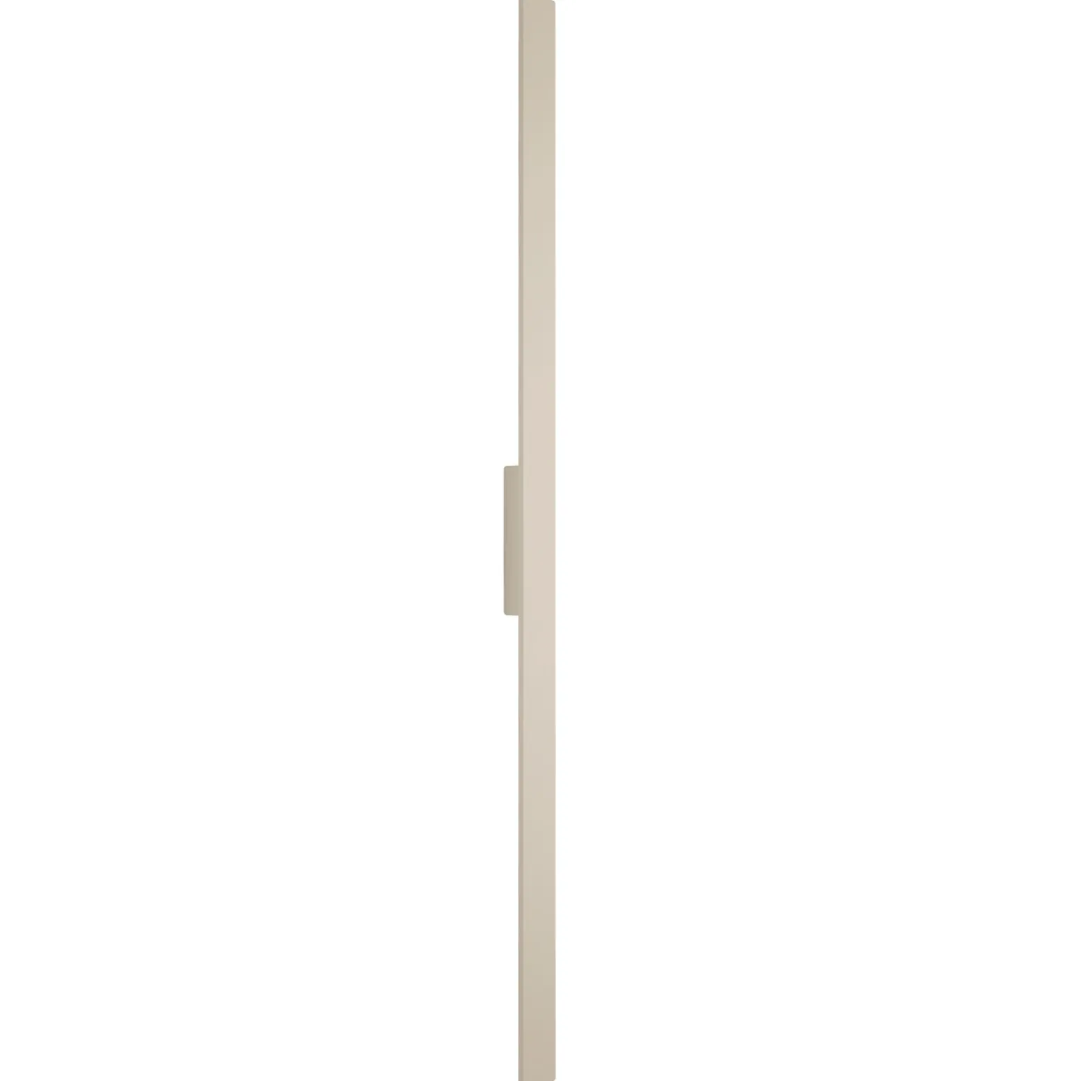 Aplique de pared LED Demi L, arena, aluminio, altura 144 cm, IP54