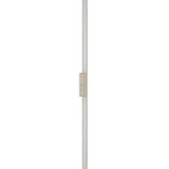 Aplique de pared LED Demi L, arena, aluminio, altura 144 cm, IP54