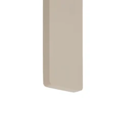 Aplique de pared LED Demi L, arena, aluminio, altura 144 cm, IP54