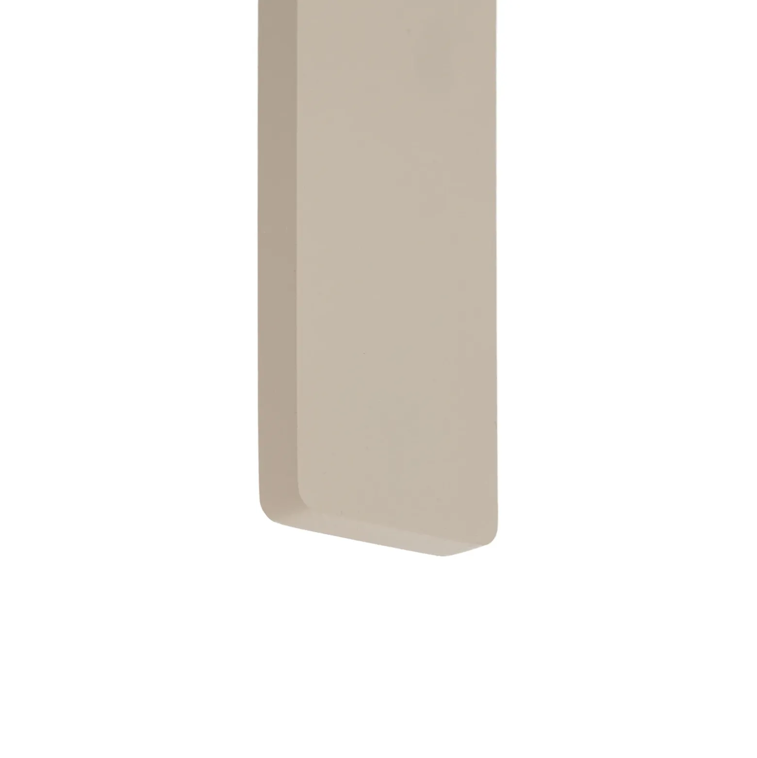 Aplique de pared LED Demi L, arena, aluminio, altura 144 cm, IP54