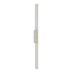 Aplique de pared LED Demi M, arena, aluminio, altura 100 cm, IP54