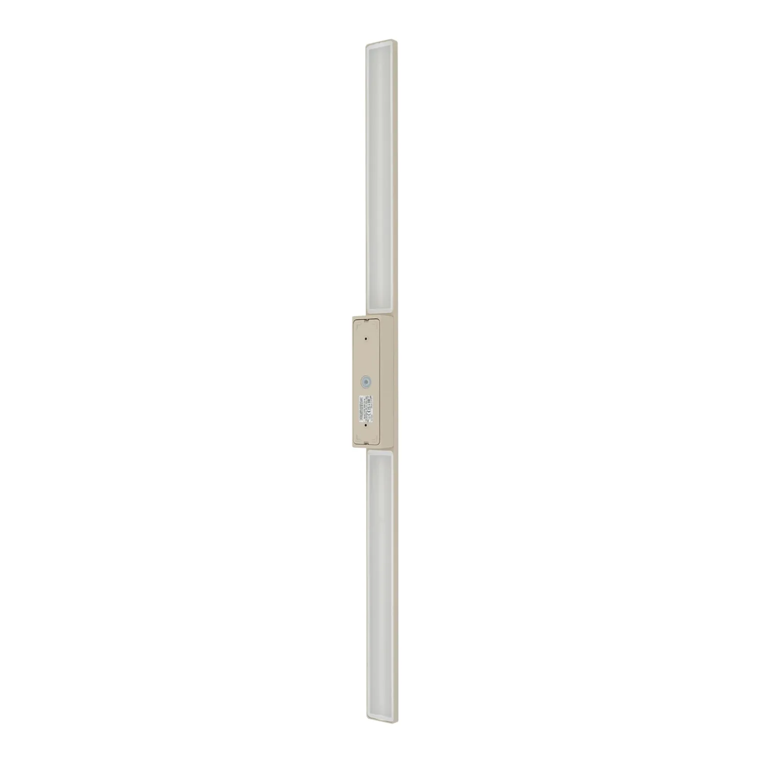 Aplique de pared LED Demi M, arena, aluminio, altura 100 cm, IP54