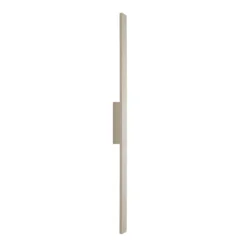 Aplique de pared LED Demi M, arena, aluminio, altura 100 cm, IP54