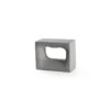 Aplique de pared LED Glint, 2700K, 15 cm, gris, hormigón, IP55