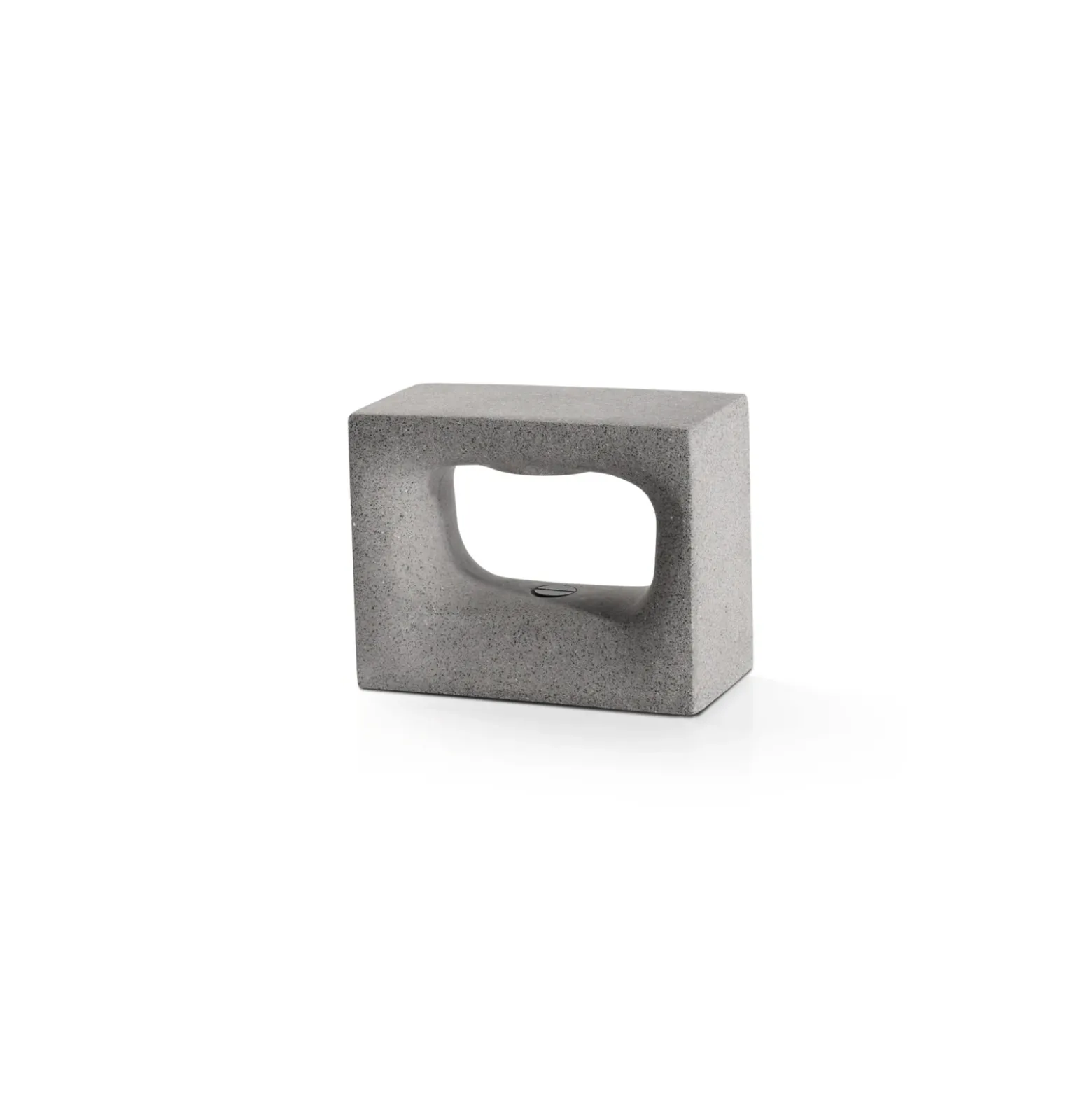 Aplique de pared LED Glint, 2700K, 15 cm, gris, hormigón, IP55