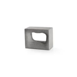 Aplique de pared LED Glint, 3000K, 15 cm, gris, hormigón, IP55