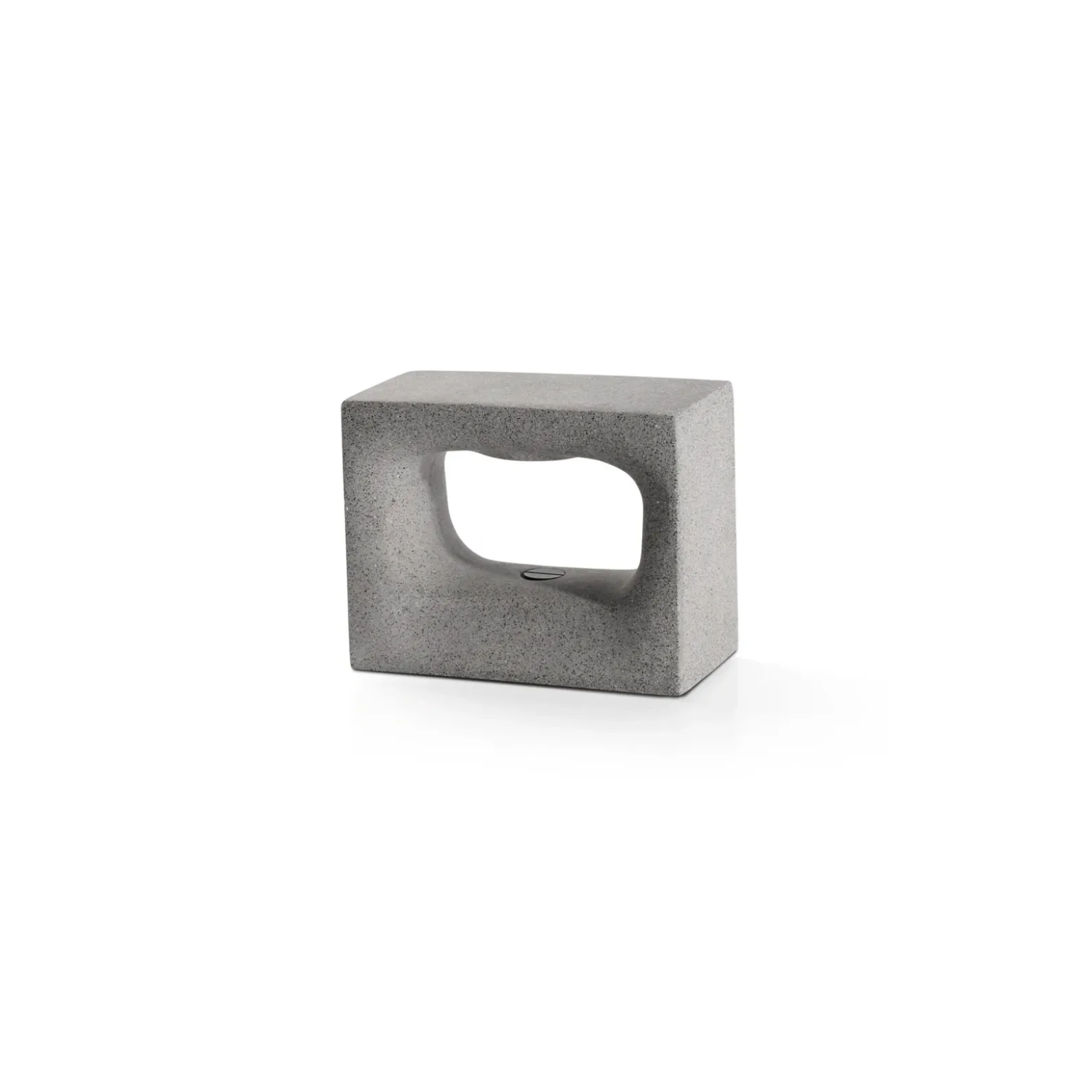 Aplique de pared LED Glint, 3000K, 15 cm, gris, hormigón, IP55