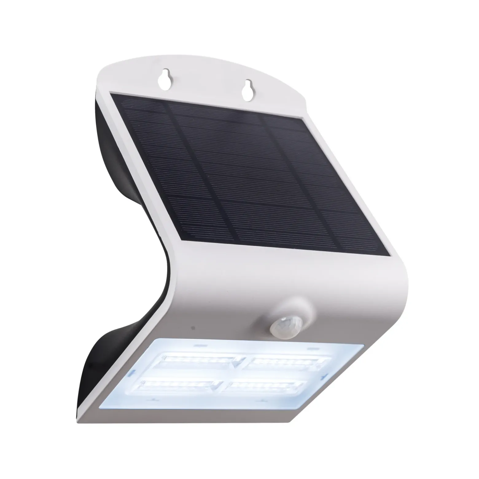Aplique de pared LED Lamozzo, blanco, altura 21 cm, con sensor