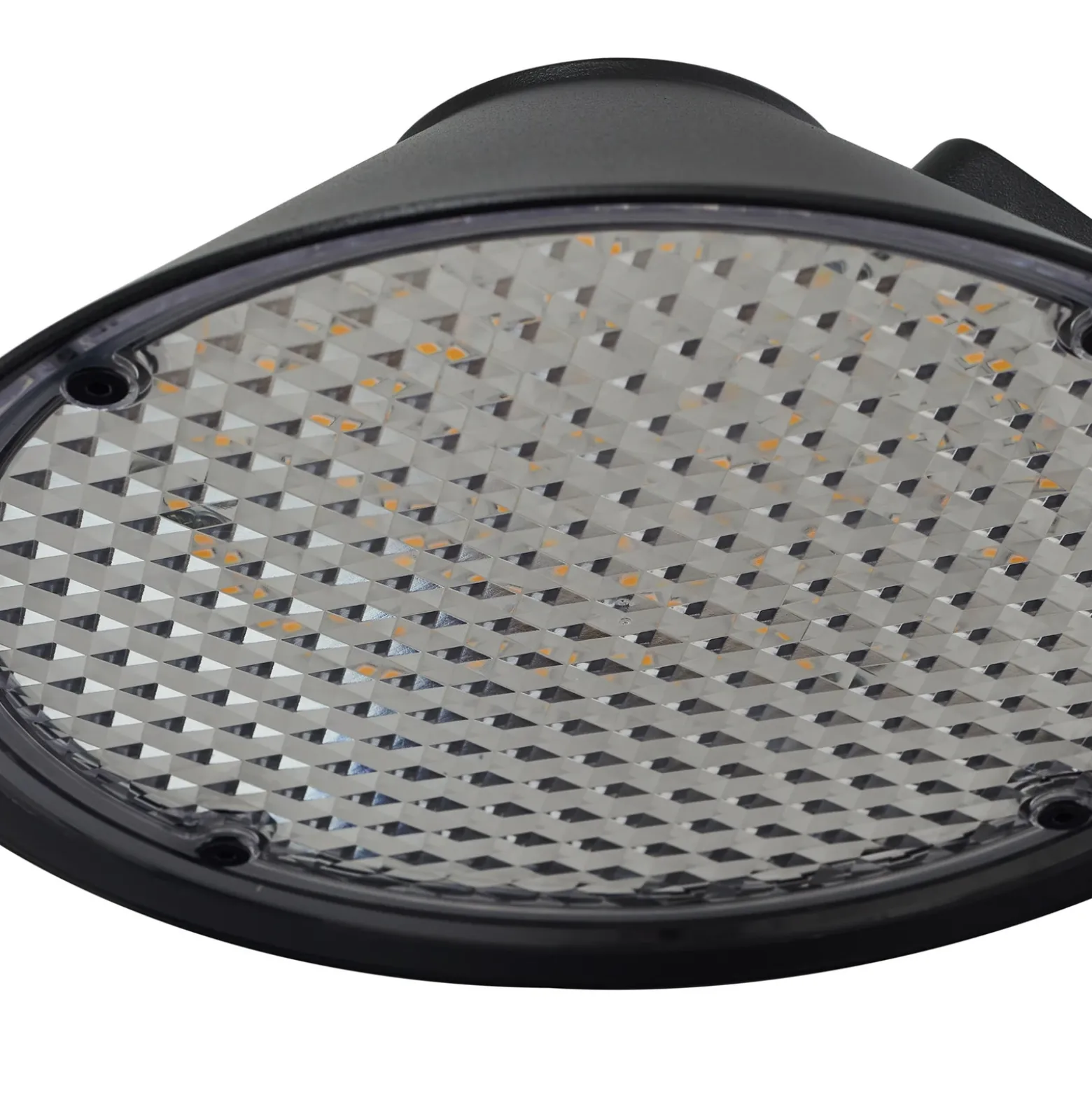 Aplique de pared LED Lindby Capelo, negro, metal, sensor, Ø20 cm