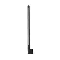 Aplique de pared LED Lindby Neano, 80 cm, negro, metal, IP54