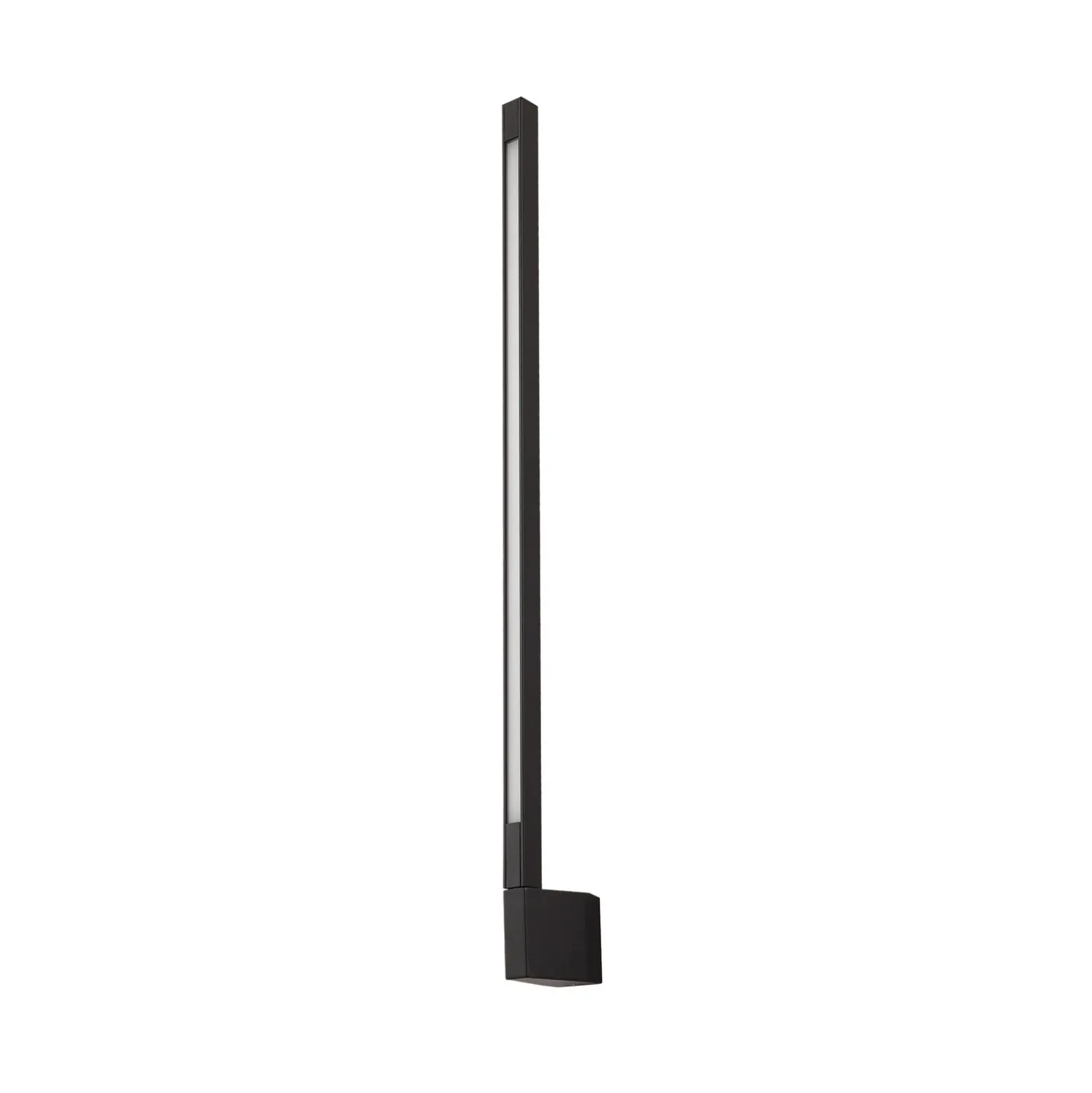 Aplique de pared LED Lindby Neano, 80 cm, negro, metal, IP54