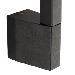 Aplique de pared LED Lindby Neano, 80 cm, negro, metal, IP54