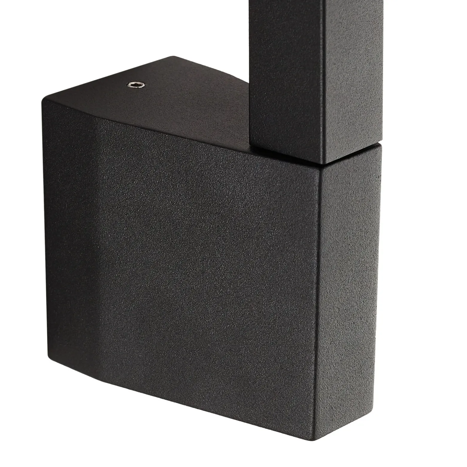 Aplique de pared LED Lindby Neano, 80 cm, negro, metal, IP54