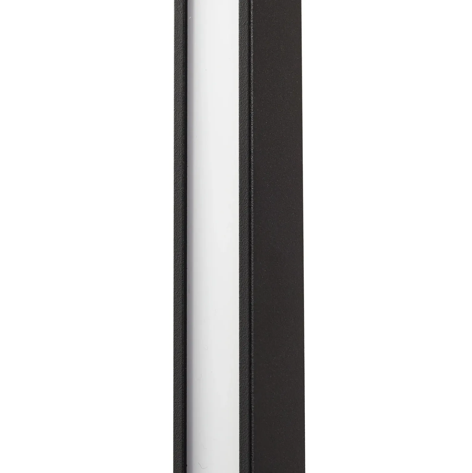 Aplique de pared LED Lindby Neano, 80 cm, negro, metal, IP54