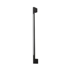 Aplique de pared LED Lindby Neano, 90 cm, negro, metal, IP54