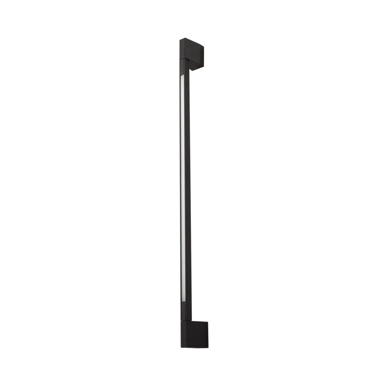 Aplique de pared LED Lindby Neano, 90 cm, negro, metal, IP54