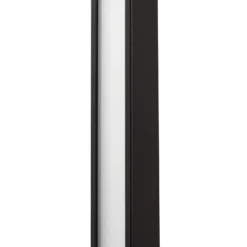 Aplique de pared LED Lindby Neano, 90 cm, negro, metal, IP54