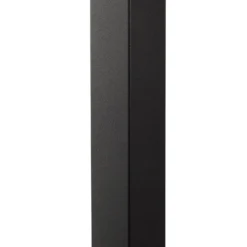 Aplique de pared LED Lindby Neano, 60 cm, negro, metal, IP54