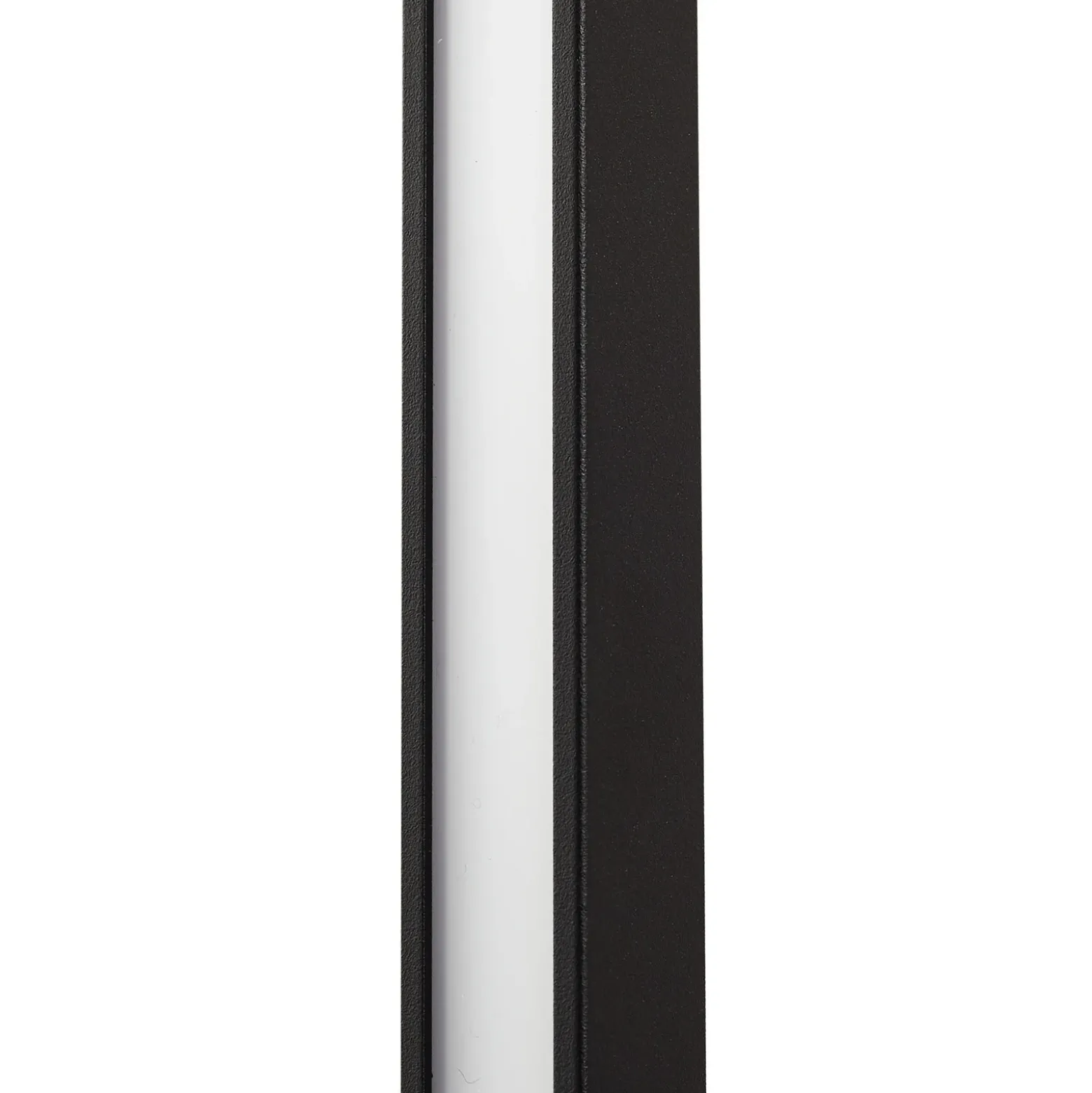 Aplique de pared LED Lindby Neano, 60 cm, negro, metal, IP54