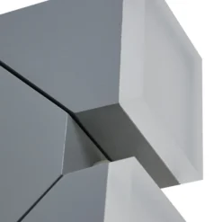 Aplique de pared LED Lindby «Sally», 22 cm, gris, IP54, con sensor